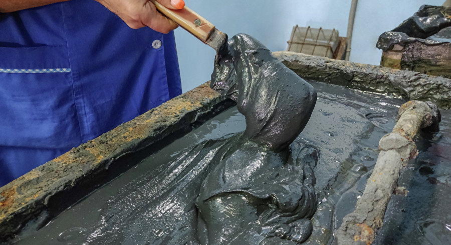 Целебная грязь Сакского озера