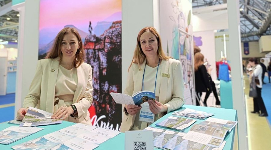 Стенд Республики Крым на международной выставке «MedTravelExpo-2024. Санатории. Курорты. Медицинские центры»