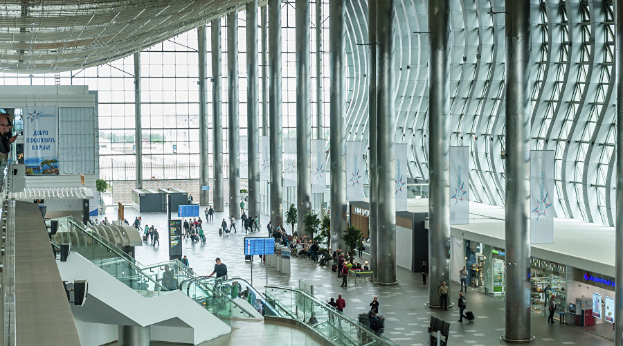 Новый терминал аэропорта Симферополь