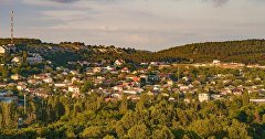 Вид на Симферополь с территории музея-заповедника «Неаполь Скифский»