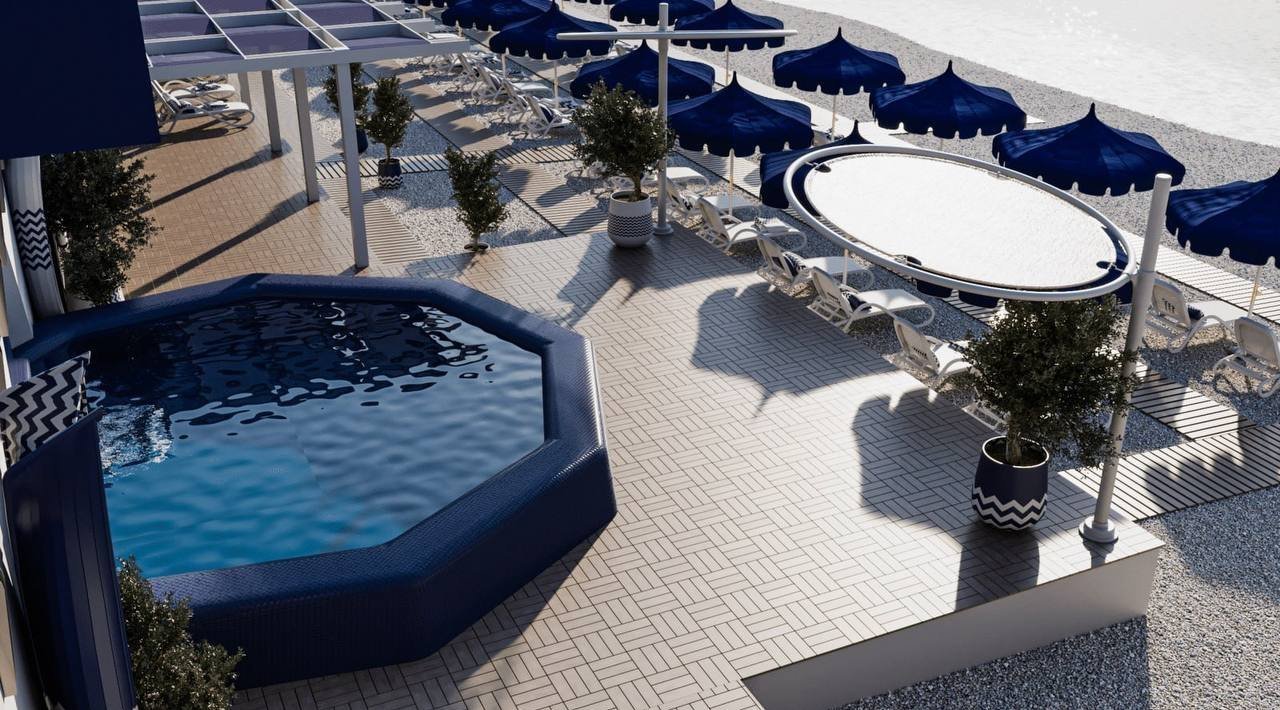 Визуализация пляжа Tavrida Beach 