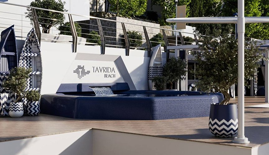 Визуализация пляжа Tavrida Beach