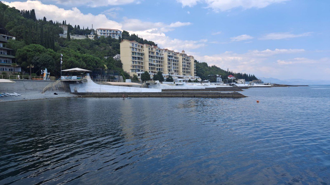 Пляж пансионата &amp;laquo;Береговой&amp;raquo;