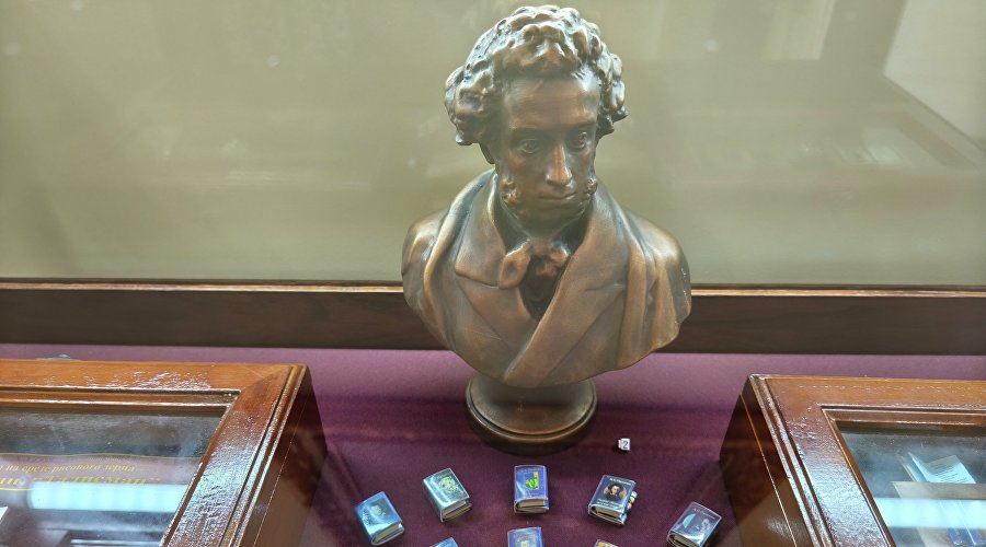 Экспонаты в музее Александра Пушкина