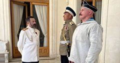 Съёмки фильма «Матрос Бабушкин» в Ливадийском дворце