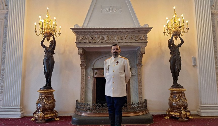 Съёмки фильма «Матрос Бабушкин» в Ливадийском дворце