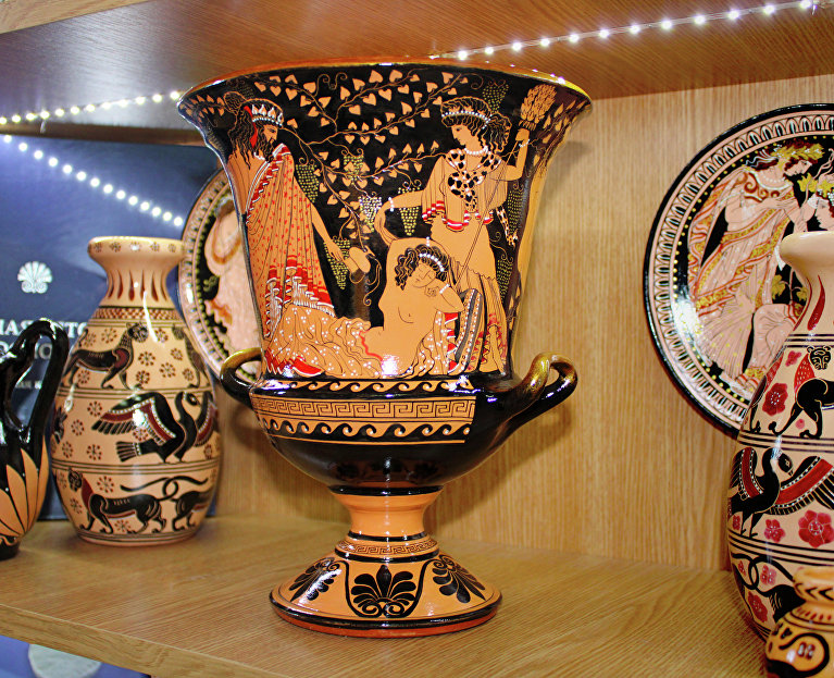 Керамика, созданная в гончарной мастерской Керченского историко-археологического музея