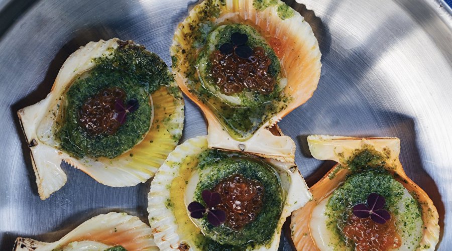 Блюдо Фестиваля морепродуктов