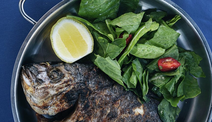 Блюдо Фестиваля морепродуктов