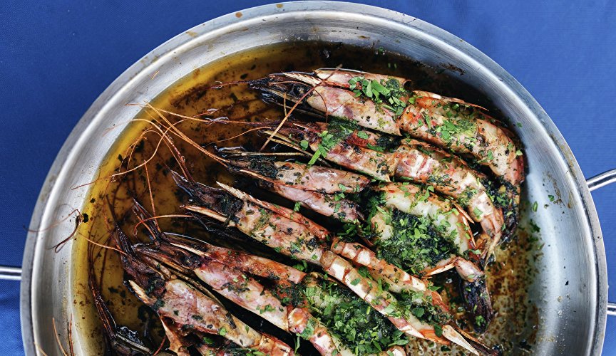 Блюдо Фестиваля морепродуктов