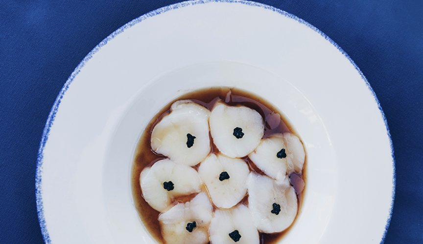 Блюдо Фестиваля морепродуктов