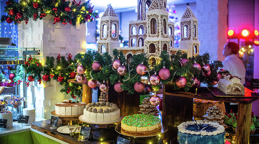 Шведский стол в отеле Riga Village Resort Шведский стол в отеле Riga Village Resort