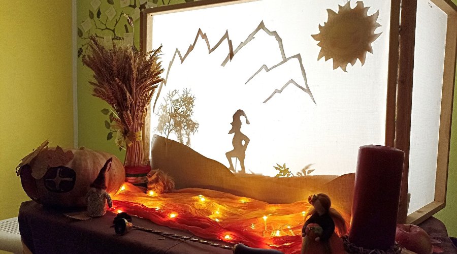 Спектакль театра теней Спектакль театра теней