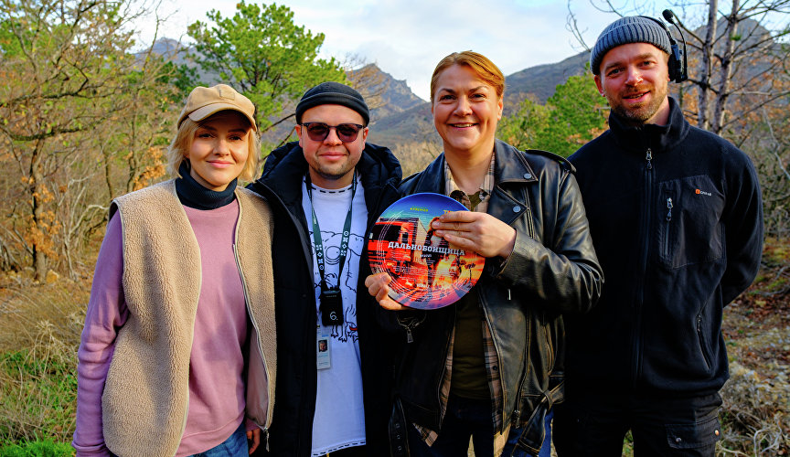 Съёмки сериала «Дальнобойщица»