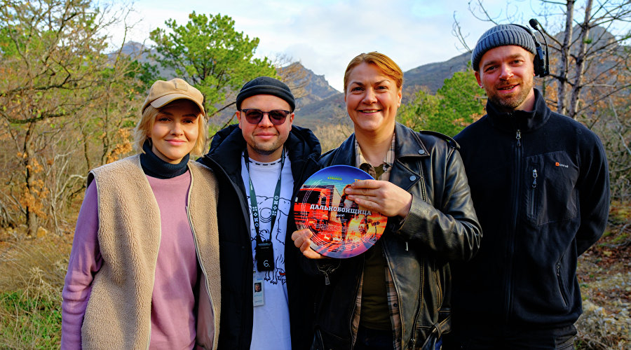 Съёмки сериала «Дальнобойщица»