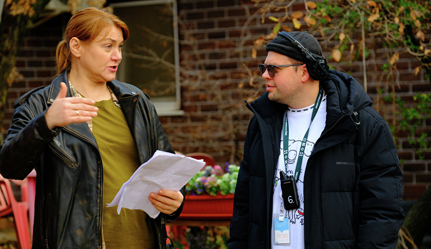 Съёмки сериала «Дальнобойщица»