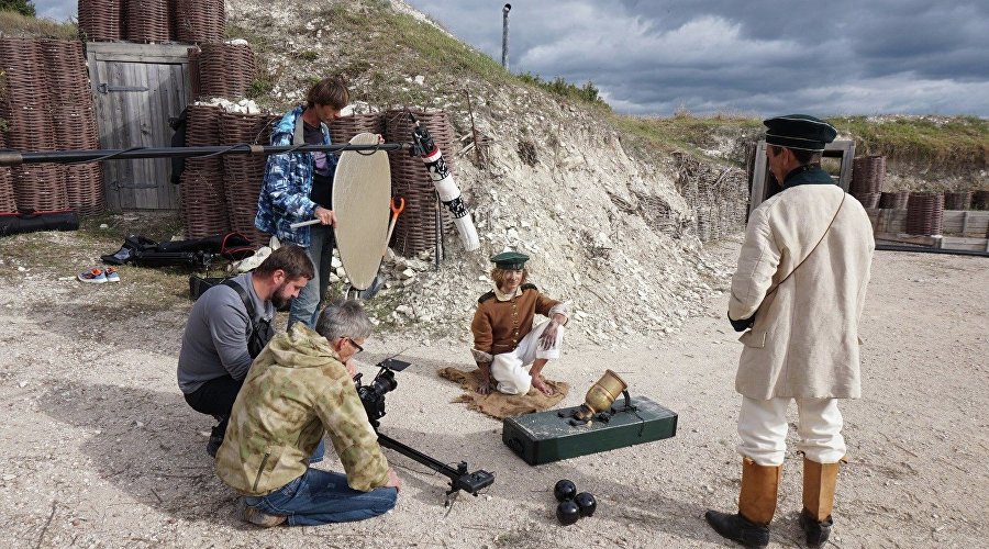 Съёмки фильма в парке живой истории «Федюхины высоты»