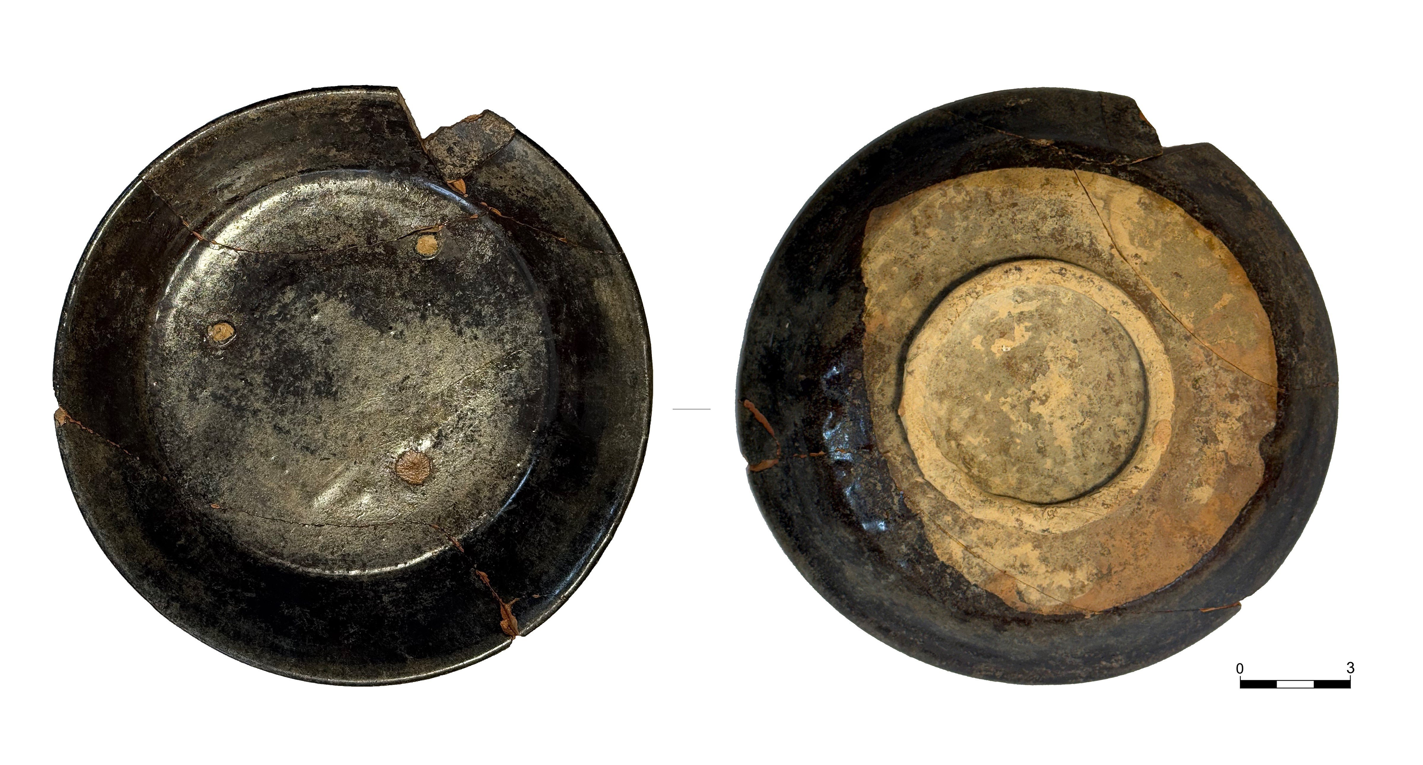 Поливные миски XVIII века