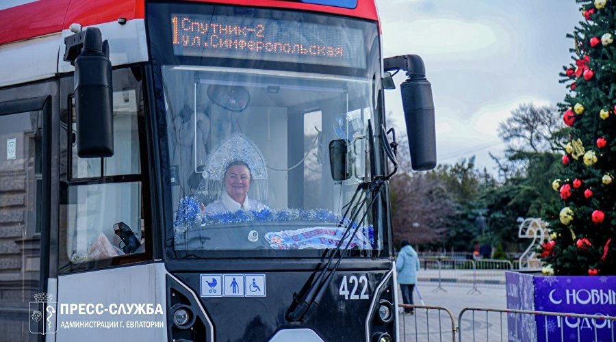 Новогодний трамвай