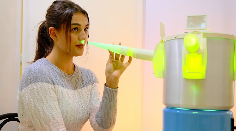 Оздоровительная процедура в туристско-оздоровительном спортивном комплексе «Приморье»