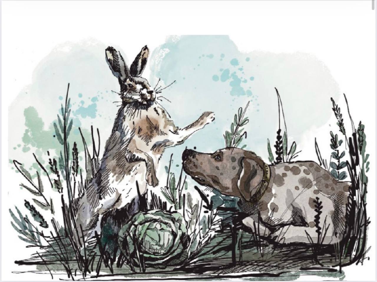 Иллюстрация книги Константина Коровина &amp;laquo;Рассказы о животных&amp;raquo;