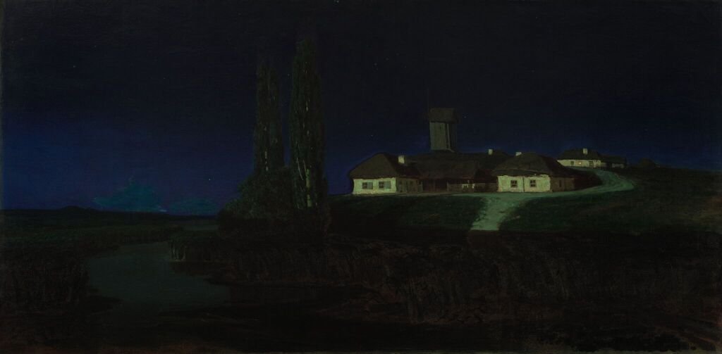 Картина Архипа Куинджи &amp;laquo;Украинская ночь&amp;raquo; (1876)