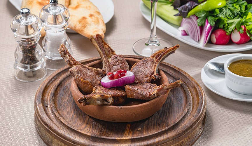 Блюдо в ресторане грузинской кухни «Тифлис»