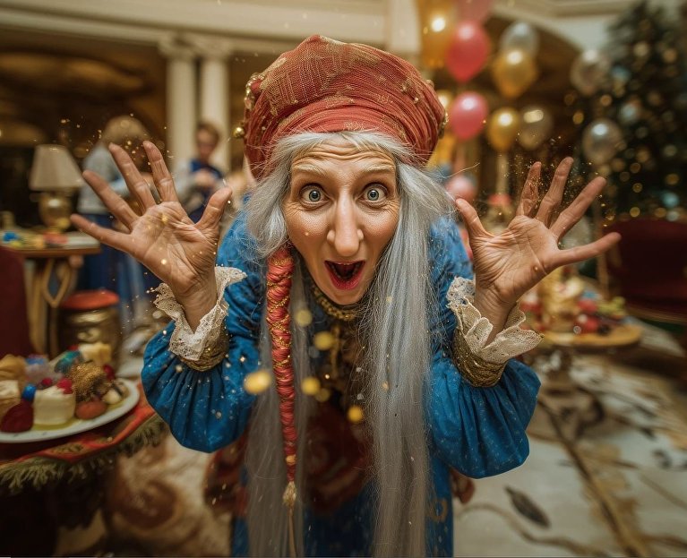 Детская программа с Бабой-ягой 