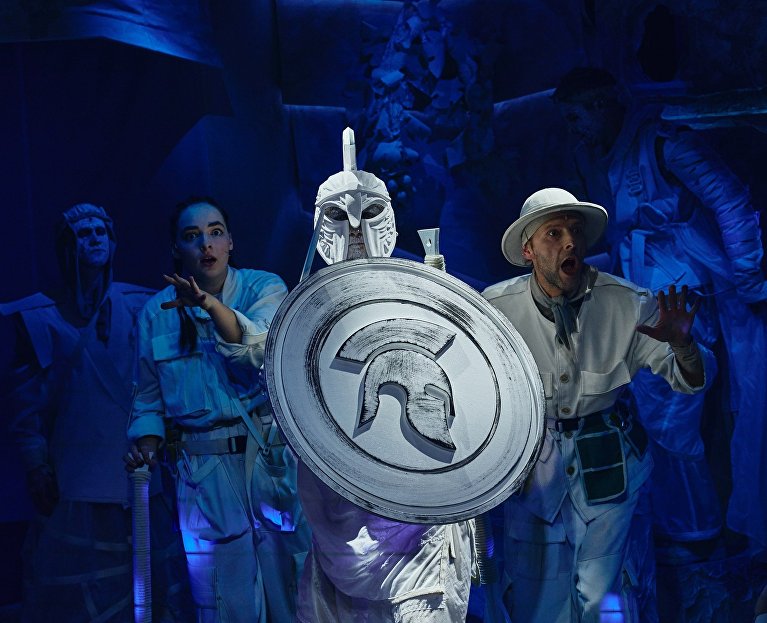 Репетиция спектакля «Легенды Крыма»