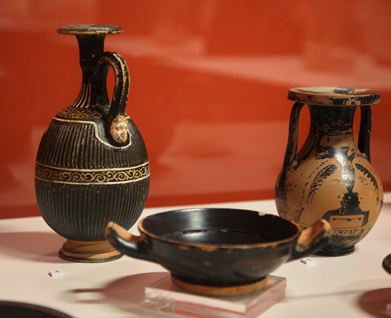 Экспонаты музея Античности и Византии