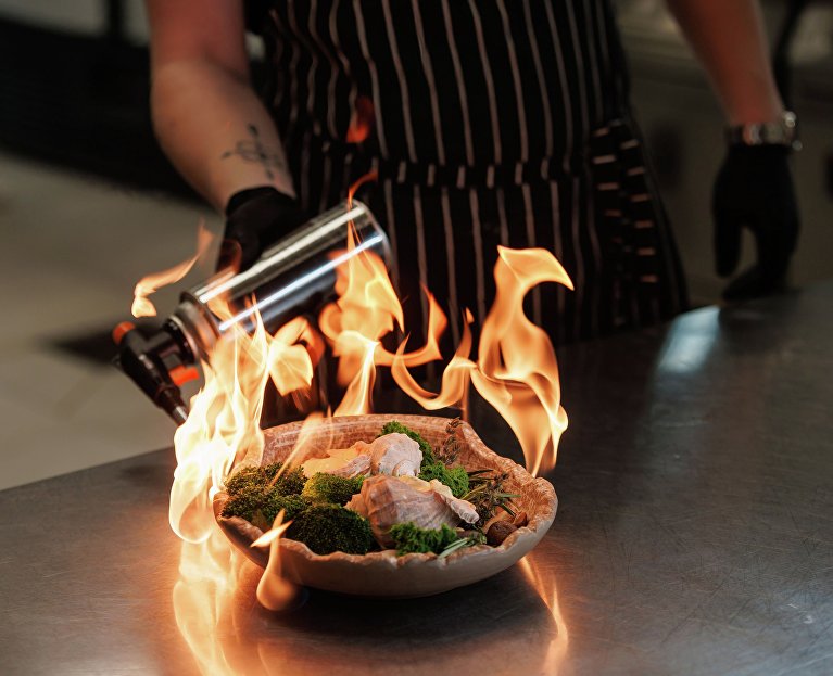 Блюдо из рапан