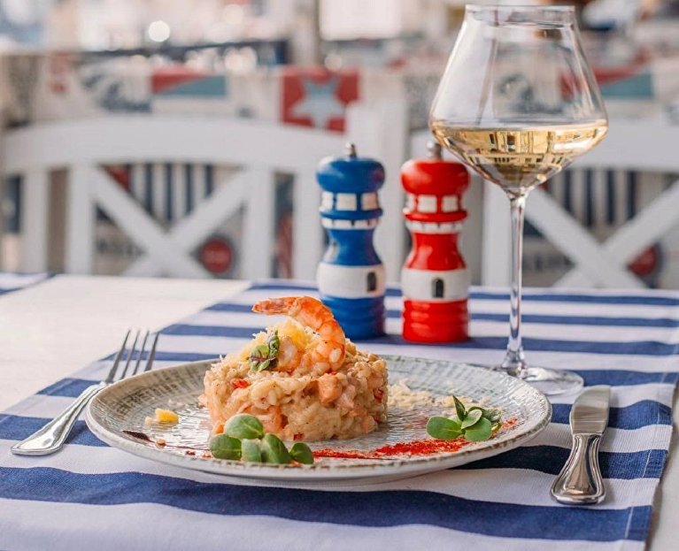 Блюдо в ресторане «Баркас»