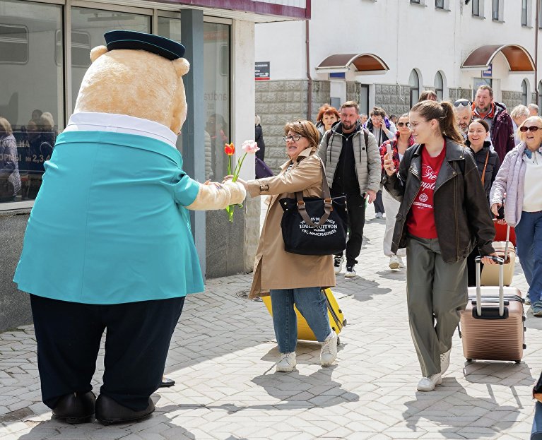 Акция «Цветочная встреча»