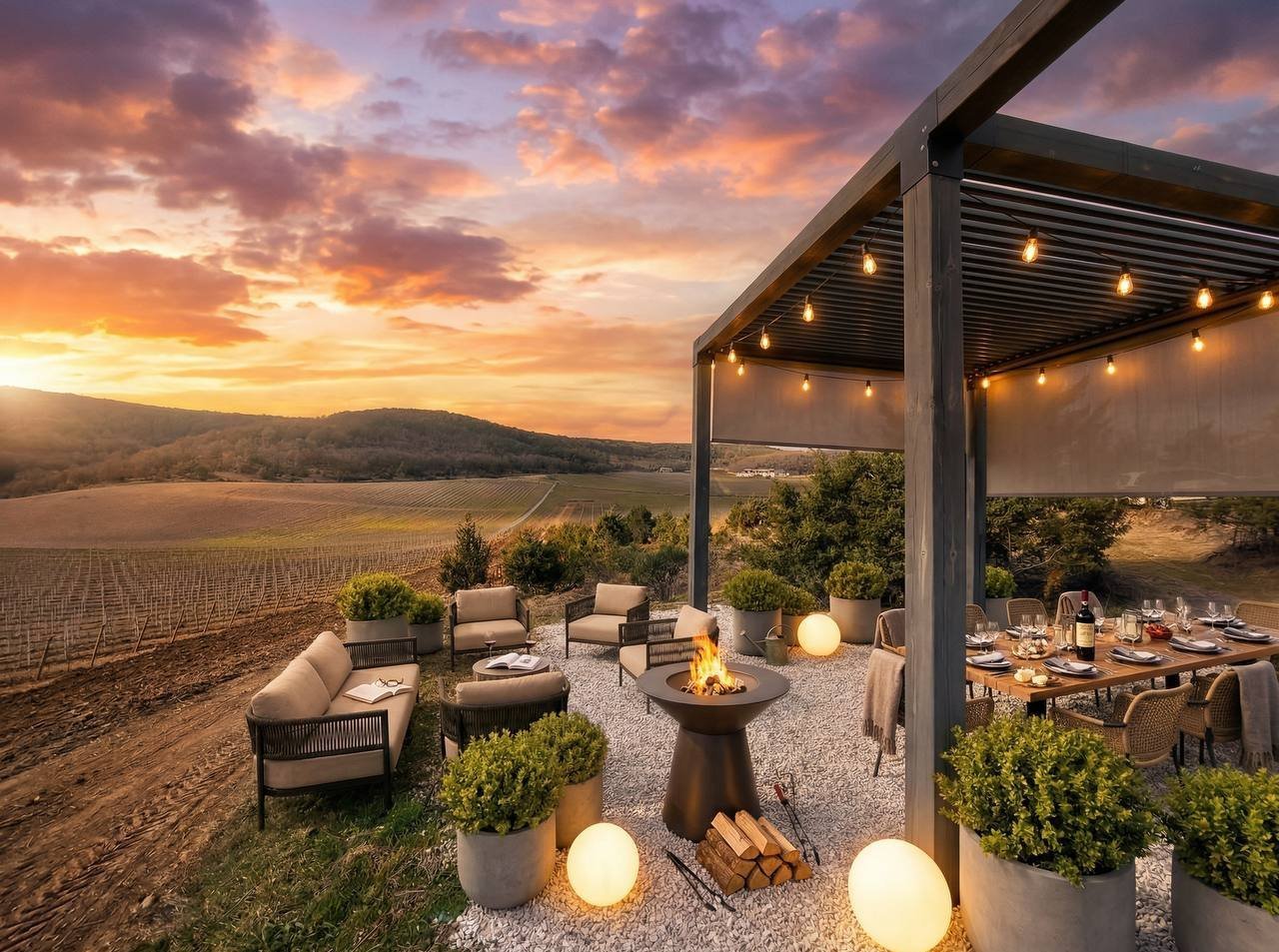 Поп-ап ресторан на винодельне Belmas Winery