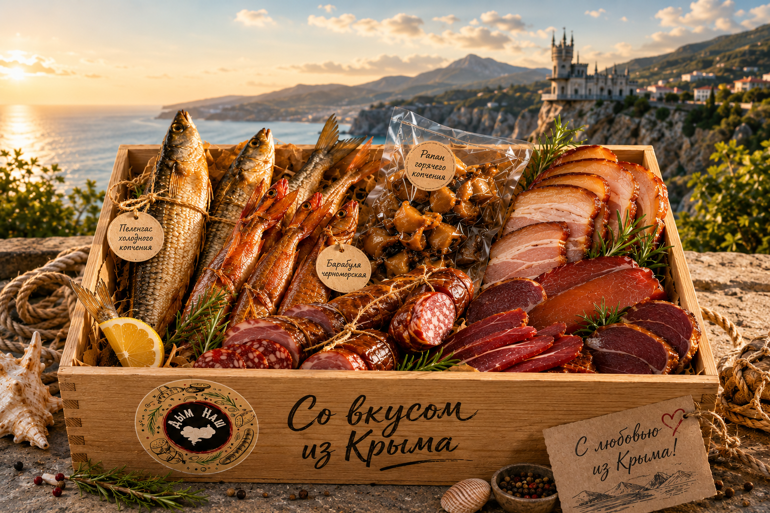 Гастрономический набор &amp;laquo;Со вкусом из Крыма&amp;raquo;