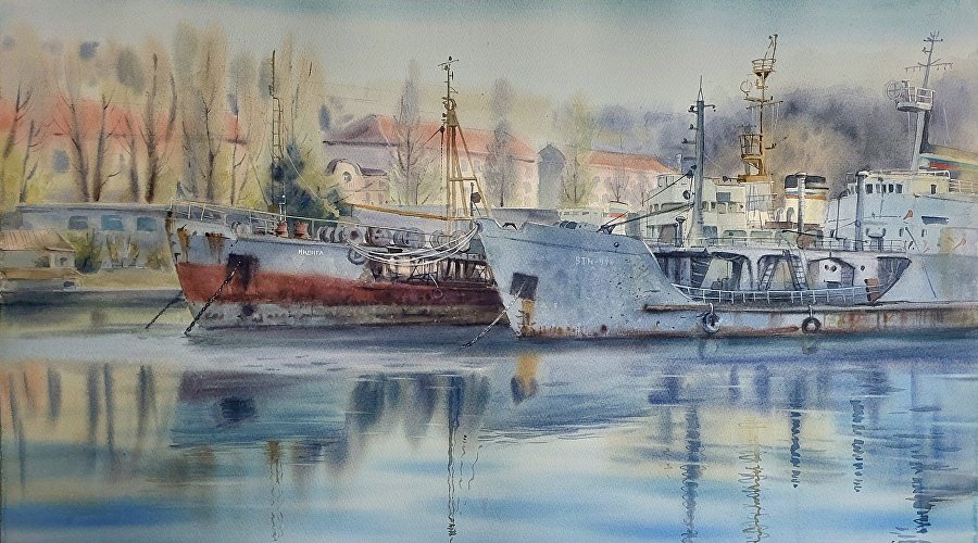 Картина на выставке «Места силы»