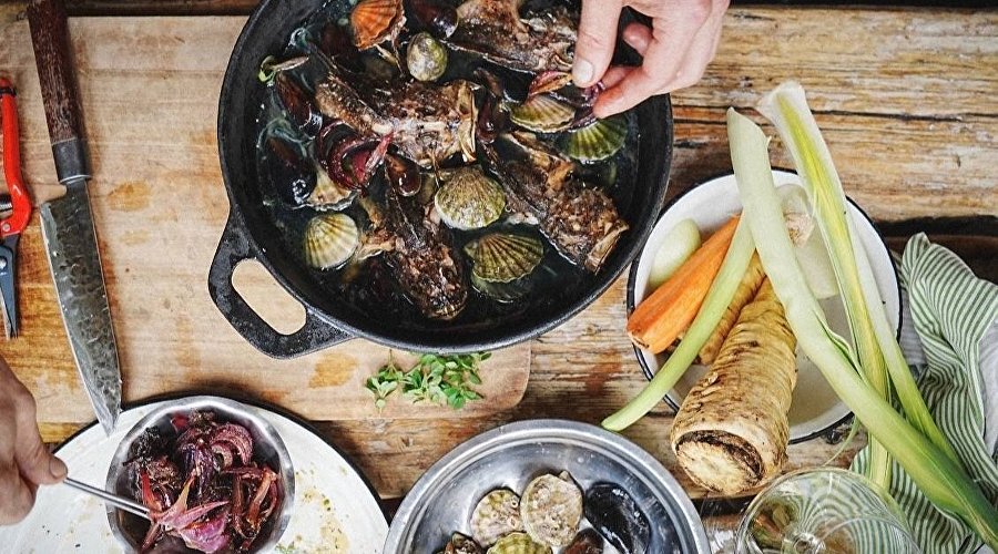 Блюда из морепродуктов