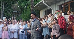 Фрагмент спектакля «Три сестры и брат»