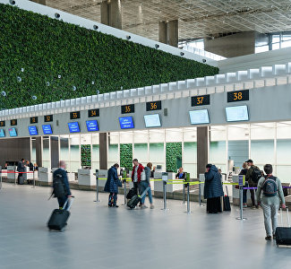 В новогодние праздники аэропорт Симферополь принял более 100 тысяч пассажиров