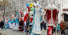Мороз-парад в Крыму