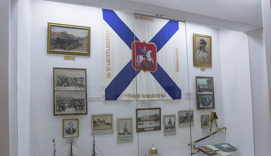 Экспозиция в панораме «Оборона Севастополя 1854-1855 годов»