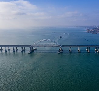 Четыре года стройки за две минуты: история Крымского моста