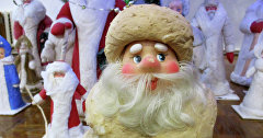 Ретро Дед Мороз на выставке в Евпаторийском краеведческом музее