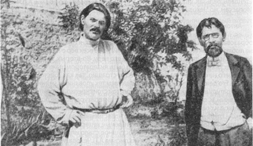 Антон Чехов и Максим Горький в Ялте, 1900-е