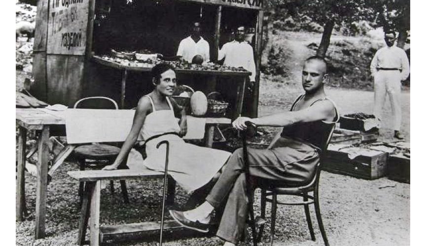 Владимир Маяковский и Лиля Брик в Крыму, 1926 год