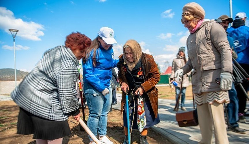 Акция «Сад памяти» в Севастополе