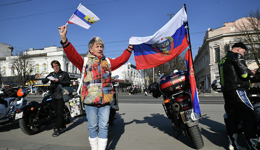 Празднование годовщины «Крымской весны»