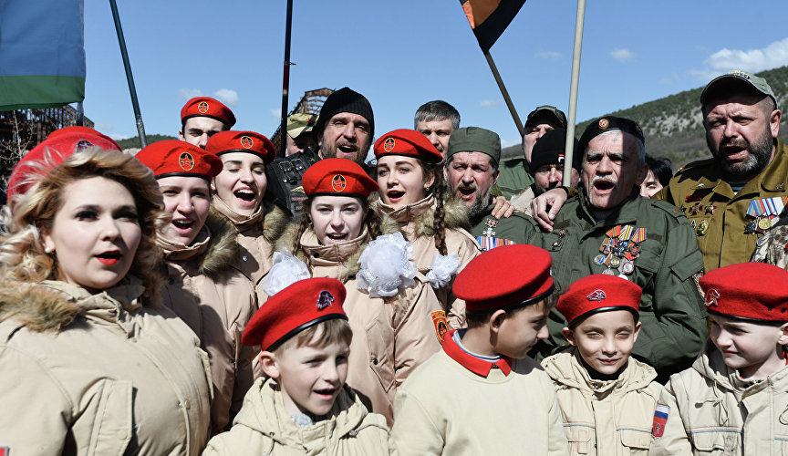 Празднование годовщины «Крымской весны»